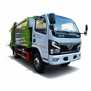 Camion poubelle compacteur Dongfeng Furika avec compacteur hydraulique automatique et réservoir d'eaux usées, télécommandé - Product Image 1