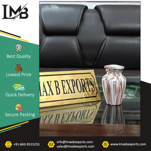 Proveedor indio de urnas de cremación de recuerdo de aluminio o latón con acabado personalizado de estilo europeo de la mejor calidad - Product Image 4