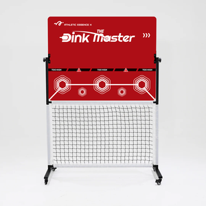 เครื่องฝึกซ้อมพิกเคิลบอลแบบพกพา 3.0 พร้อ<span class=keywords><strong>ม</strong></span>แผ่นฝึกซ้อ<span class=keywords><strong>ม</strong></span>ปรับระดับได้และตาข่ายนิรภัยสำหรับผู้เริ่<span class=keywords><strong>ม</strong></span>ต้น - Product Image 2