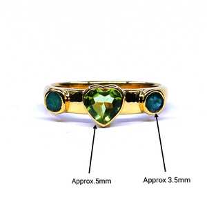 Classic 925 Sterling Silver Gold Plated Zircon Women's <b>Ring</b> with Tension Setting Unique Design by Gemvanity - Product Image 1