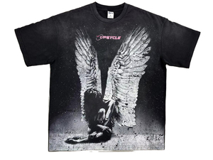 High Quality Wholesale Acid Washed Vintage Cotton t Shirts Oversized Boxy Fit Cropped <b>Tshirt</b> Men - Product Image 2