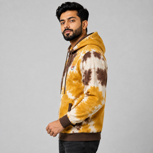 Sudadera con Capucha Tie Dye para Hombre, Ropa Casual, Logotipo Personalizado, Sudadera de Felpa de Algodón Suave, Sudadera con Capucha de Moda Urbana para Hombre - Product Image 4