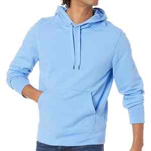 2024 nuevas sudaderas con capucha para exteriores de diseño clásico para hombres, tela suave de primera calidad, Color azul cielo más vendido para invierno, MOQ bajo - Product Image 1