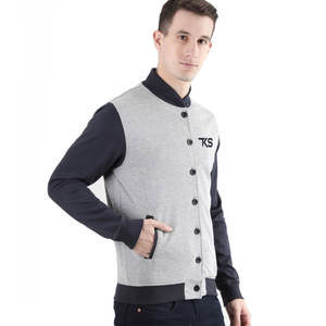 แจ็กเก็ตเลตเทอร์เมนแขนยาวเสื้อแจ็คเก็ตตัวหนังสือ - Product Image 1