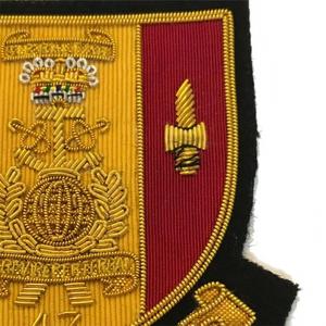 Insignia bordada a mano Premium 43 Fleet Protection Group Royal Merine 43 Cdo FP Gp RM Blazer Badge - Product Image 2