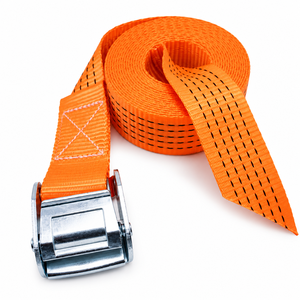 Sangle d'arrimage à boucle à came 50 mm en polyester 800 kg sans crochet pour transport de marchandises sur camion, usage intensif, fournisseur direct d'usine OEM - Product Image 5