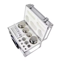 OIML F1 Clase 304 Acero inoxidable 1mg-2kg Pesas de calibración Set E1 E2 F1 F2 Estándares para laboratorio