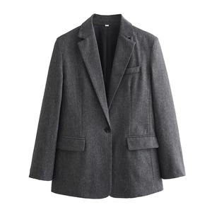 2025 Outono Novas Roupas Femininas Estilo Europeu E Americano Moda Mistura Terno Jaqueta Vest Calças Três Peças Set - Product Image 3