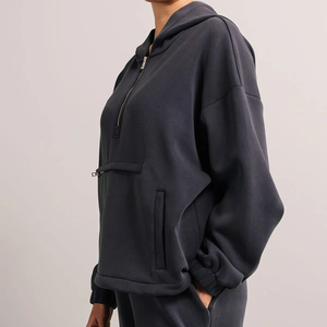 Haute qualité 450 GSM coton mélangé à capuche saison d'hiver tricoté Streetwear avant sérigraphié brodé numérique Modal - Product Image 1