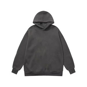 100% coton matériel léger Quickdry respirant Quickdry pull Style goutte épaule sweats à capuche surdimensionné sweats à capuche vierges - Product Image 1