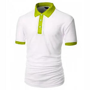 Polos en coton pour hommes Polo de golf grande taille Chemise respirante à manches courtes pour les sports d'été Étiquettes de logo brodées - Product Image 5