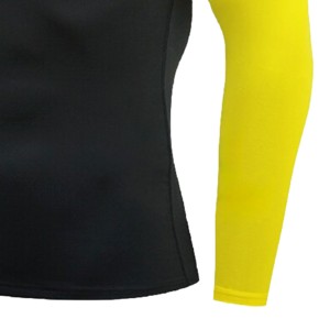 Best Selling High Quality Spandex/Polyester <b>Compression</b> <b>Shirt</b> Men Unisex Gym Workout Long-Sleeve Fitness Rash Guard Breathable - Product Image 2