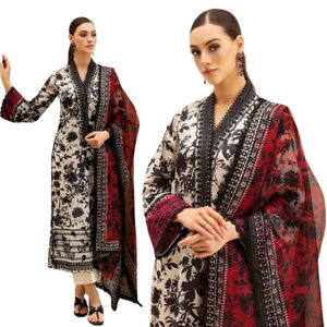 Precio barato de calidad superior de temporada de invierno vestidos casuales de Pakistán transpirable lavable de talla grande vestidos de manga larga para las mujeres - Product Image 4