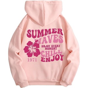 Meilleure vente femmes 100% coton à manches longues épaule pente cou imprimé confortable séchage rapide respirant hiver pull - Product Image 3