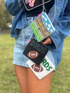 Porte-monnaie brodés faits à la main, élégants, uniques et fantaisistes, avec des perles, pour les jours de match, avec un style luxueux et premium, provenant d'Inde par glowin fashion - Product Image 5