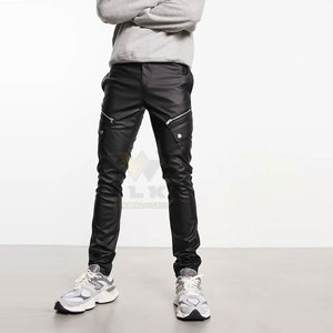 Lightweight Best Selling Men Leather <b>Pants</b> for Sale Casual Wear Premium Quality Men Leather <b>Pants</b> - Product Image 3