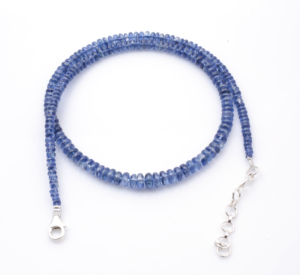 Collar de joyería de moda artesanal con piedras preciosas de cuentas naturales y cadena de eslabones de metal Diseño de inspiración étnica para granel - Product Image 5