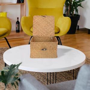 Natural Woven Seagrass Box Handmade Storage Box Eco-Friendly Natural Home and Home Decor Wholesale from Vietnam - Product Image 4