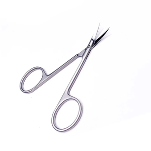 Ongles à cuticules en acier inoxydable, sourcils, cils, nez, épilateur, outil de manucure, ciseaux de pédicure incurvés par ANAAIF - Product Image 3