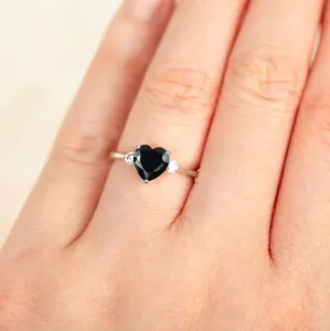 Tishya Diamond 925 <b>Sterling</b> <b>Silver</b> 2.50 Ct Moissanite Bridal <b>Ring</b> <b>Set</b> with Gold Plated Option - Product Image 3