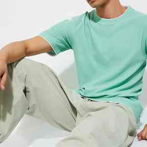 Camiseta Informal 100% Algodón para Hombre, Corte Holgado, Venta al por Mayor, Uso Casual de Verano, Venta en Línea de Fábrica, Mejor Proveedor, Camiseta para Hombre - Product Image 1