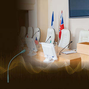 Balanced <b>XLR</b> Output Surface Mount <b>Microphone</b> NPS300 with No Data Cable Required - Product Image 1