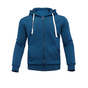 เสื้อฮู้ดแขนยาวแบบมีซิปสำหรับผู้ชายคุณภาพสูงสั่งทำพิเศษพร้อมกางเกง - Product Image 3