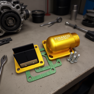 Pack de 8 soupapes à clapet dorées pour carburateurs, diamètre 34 mm - Product Image 3