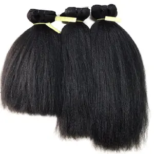 Bán buôn Việt kinky tóc thẳng nhà sản xuất rất mềm Nano Vòng phần mở rộng tóc người 100 dây đai để ACCESSORIZE