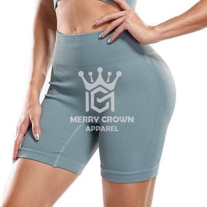 กางเกงขาสั้นเอวสูงระบายอากาศได้ดีสำหรับผู้หญิงกางเกงขาสั้นเอวสูงแบบลำลองน้ำหนักเบาฤดูร้อน - Product Image 1