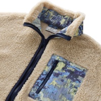 Nouvelle veste bomber en coton peigné et fourrure de mouton imprimée, design personnalisé, mode outdoor pour hommes et femmes