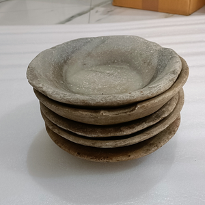 Bol en pierre rustique fait à la main bol à pâte Antique naturel assiette de service décorative Unique vente en gros approvisionnement en vrac direct d'usine - Product Image 2