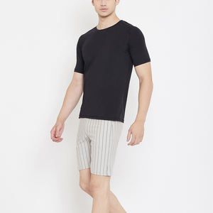 Short décontracté à rayures latérales de couleur unie pour hommes de qualité supérieure avec poches respirant séchage rapide teint uni meilleur prix en gros - Product Image 6