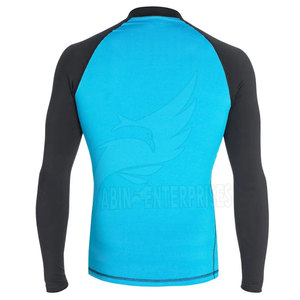 ชุดว่ายน้ำฟิตเนสสำหรับผู้ชายชุดว่ายน้ำป้องกันรังสียูวีแห้งเร็วป้องกัน OEM - Product Image 2