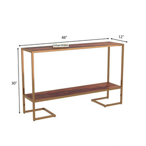 โต๊ะกาแฟเหล็ก โต๊ะคอนโซล เฟอร์นิเจอร์ห้องนั่งเล่นทันสมัย ตกแต่งบ้านอย่างหรูหราและมีสไตล์ - Product Image 1