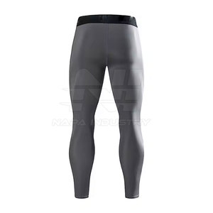 Fabrication professionnelle de leggings pour hommes, meilleure qualité, taille élastique, respirant, dernier design - Product Image 3