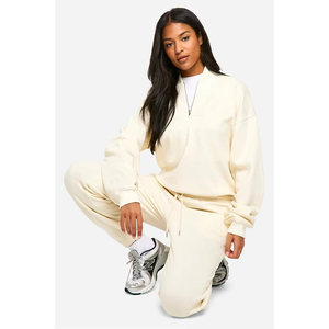 Survêtement fabriqué au Pakistan, nouvelle arrivée, pour femmes, avec plusieurs poches cargo zippées, en molleton 100% coton, 450 GSM, survêtements - Product Image 2