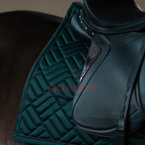 Elegante diseño acolchado duradero Soporte cómodo para caballos Almohadilla de sillín ecuestre inglés Forro suave y transpirable - Product Image 6
