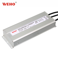 Alimentation électrique à découpage AC/DC industrielle étanche, haute capacité 1800W, entrée 300-500VAC, garantie 3 ans, modèle HVG-1800