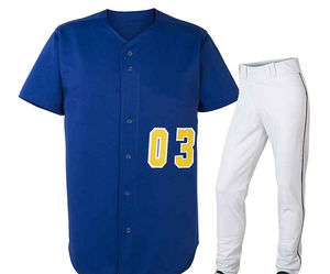 Uniforme Deportivo Transpirable de Talla Grande, 100% Poliéster, Estampado a Rayas, Camiseta de Béisbol, Pantalones Cortos de Voleibol, Nombres y Colores del Equipo Personalizables en la Parte Delantera - Product Image 1