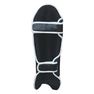 สนับแข้งหนังแท้ขายส่ง แผ่นรองข้อเท้า MMA ป้องกันหน้าแข้ง ปรับระดับได้ด้วยแถบตีนตุ๊กแก ป้องกันอย่างมืออาชีพ - Product Image 5