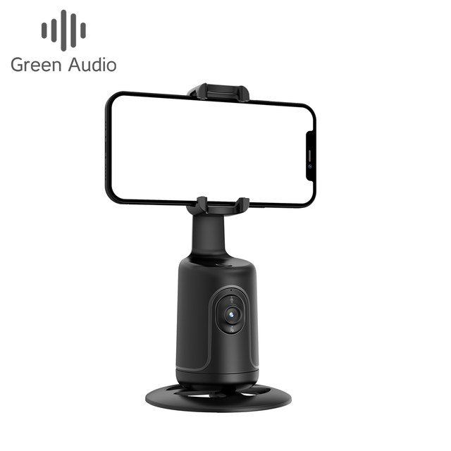 GAZ-P01 Portable Smart Selfie Stick Stand 360 Rotation AI Auto Face Tracking Camera Gimbal Stabilizer Stand