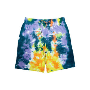 Short Tie Dye de haute qualité pour hommes Taille élastique confortable Conception imprimée personnalisée disponible en différentes tailles, idéale pour une tenue décontractée - Product Image 1