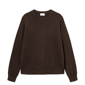 Suéter de moda para hombres 100% algodón suave y cómodo utilizado para ropa informal con logotipo personalizado y bordado - Product Image 1