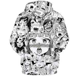 Vente en gros de sweat à capuche à sublimation personnalisé pour hommes pullover en polyester 3d blanc avec fermeture éclair vêtements de sport en vrac à la mode vêtements de sublimation - Product Image 5
