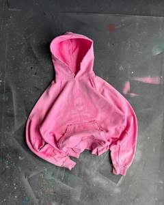 Sudaderas con capucha informales de invierno para hombre 100% algodón Color sólido Ajuste regular Transpirable Ropa de moda ecológica - Product Image 3