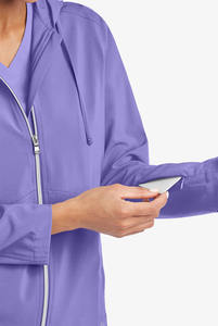 Enfermería Scrub Stand Collar Conjuntos médicos Uniforme de enfermera Uniforme de manga corta Venta al por mayor Hospital Túnica Spa Salón de belleza Uniformes - Product Image 6