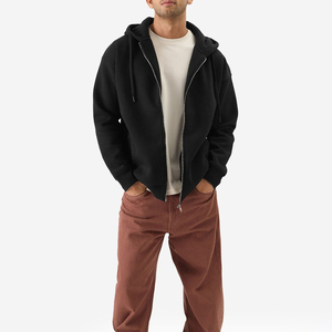 Factory Outlet Grande Personnalité Hommes Hoodies 400GSM Basics Coton Mélangé Vente En Ligne Hommes Oversize Respirant Hoodies - Product Image 4