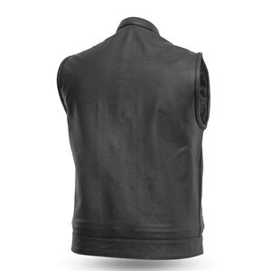 Moda Wear 2025 Chalecos de cuero transpirables Transpirable Personalizado Buena calidad Diseño superior Chalecos de cuero - Product Image 3