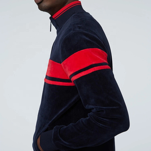 ชุดวอร์มผ้ากำมะหยี่สำหรับผู้ชายชุดวิ่งเข้ารูปเข้ารูปผ้ากำมะหยี่แฟชั่นดีไซน์แบบกำหนดเอง - Product Image 2